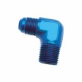 Speedfx ADAPTER FITTING, -10AN X 1/2NPTF 90  BLU ELBOW 561022